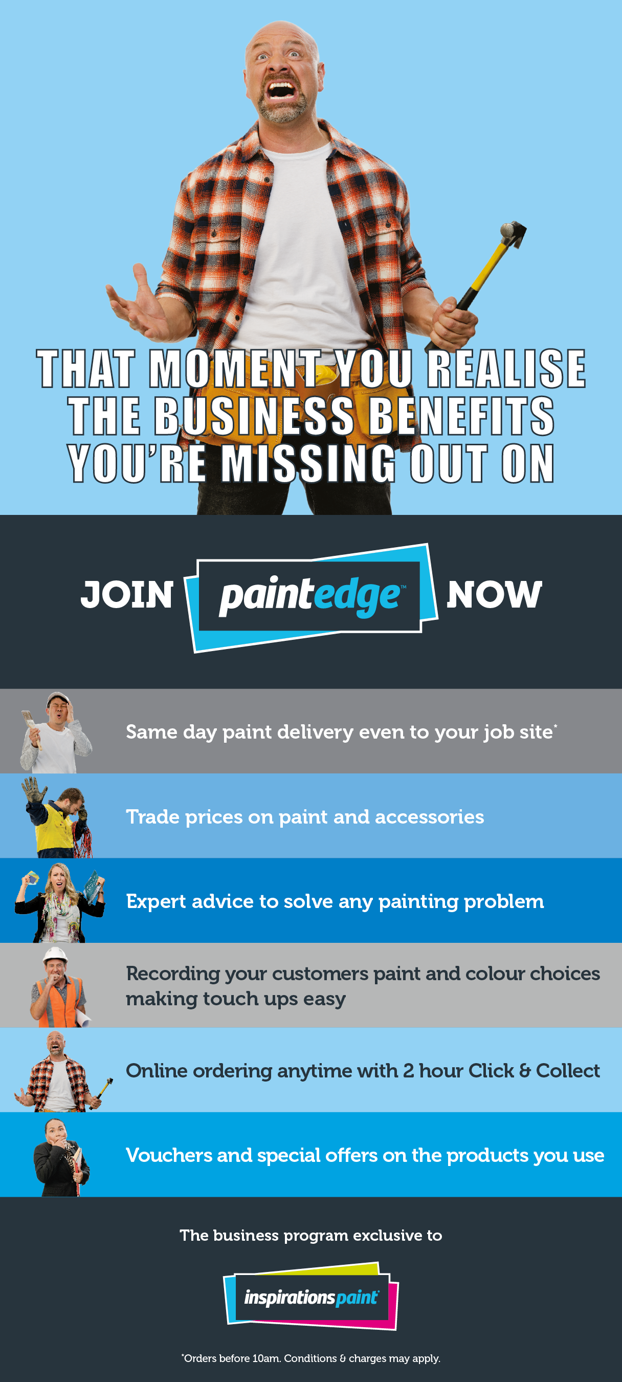 Sign up to Paint Edge™ Inspirations Paint